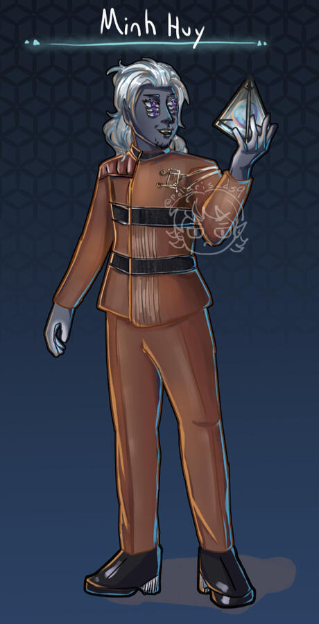 Semi-realistic, full body + simple background