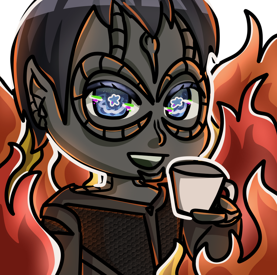 Chibi Torso + hand drawn background